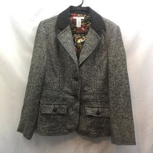 CAbi Equestrian wool jacket size 12